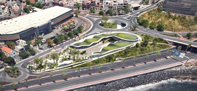 Infografía de la futura estación de Hoya de la Plata