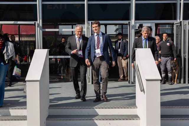 Visita al Mobile World Congress Barcelona - MWC 2019 del presidente del PP, Pabl