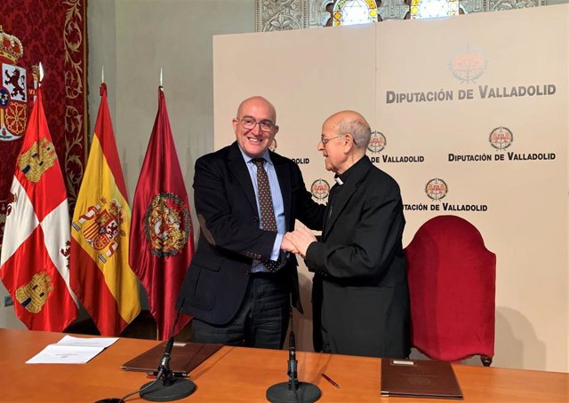 Valladolid.- Diputación y Arzobispado firman convenio para la conservación y reh