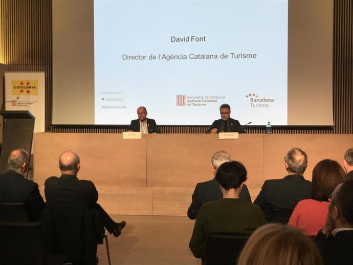 David Font (Agncia Catalana de Turisme ATC) Joan Torrella (Turisme de Barcelona