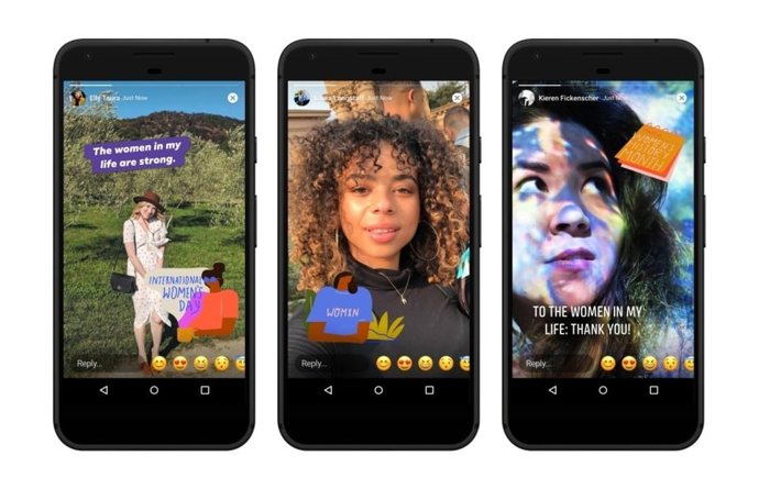 Facebook añade nuevos 'stickers' por el Día de la Mujer y amplía las funciones d