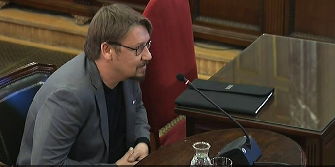 Novena jornada del juicio del procés en el Tribunal Supremo