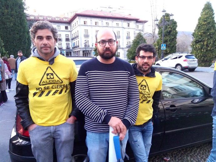 Alcoa.- Trabajadores de la planta avilesina trasladan a la ministra Maroto su "d