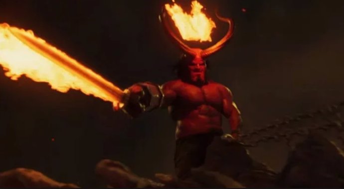 David Harbour como Hellboy en su segundo tráiler