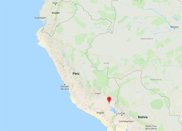 Registrado un terremoto de magnitud 7 en la zona sureste de Perú