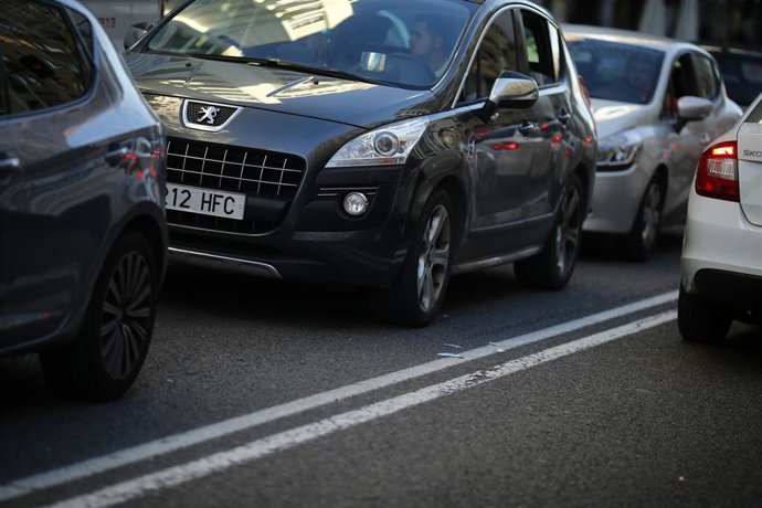 Tráfico, Madrid, cortes de tráfico por contaminación, coche, coches, vehículo