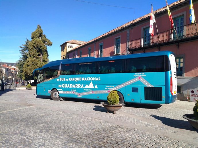El bús que llegará al Parque Nacional de Guadarrama