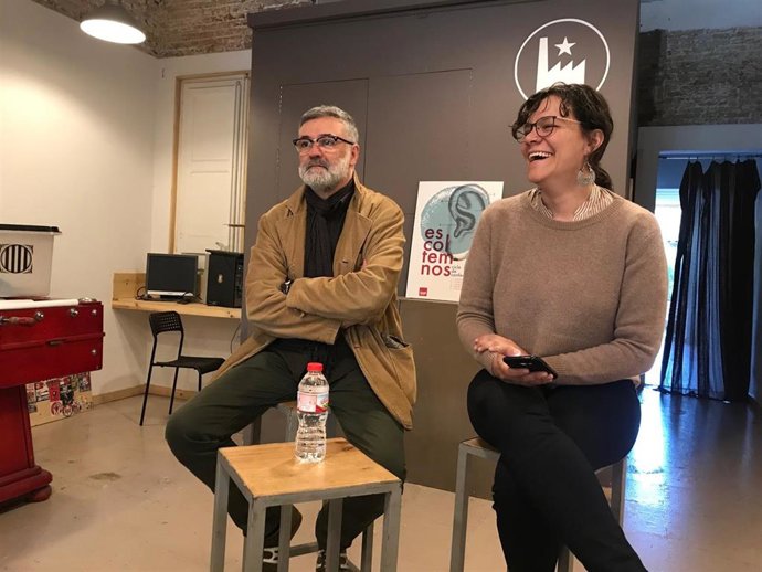 Natlia Snchez y Carles Riera (CUP)