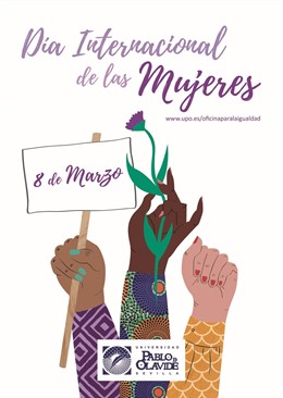 Cartel de la campaña de la UPO por el 8M