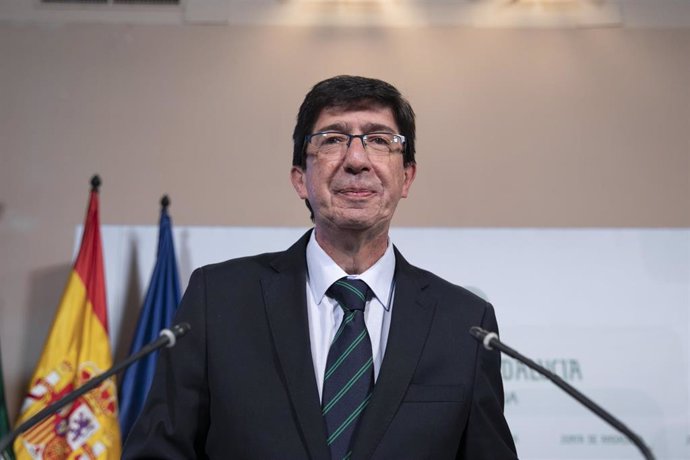 El vicepresidente de la Junta de Andalucía, Juan Marín, en una imagen de archivo