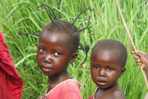 Niña, niños, hermanos, República Democrática del Congo