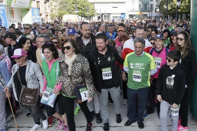 Revilla en la marcha contra el cáncer
