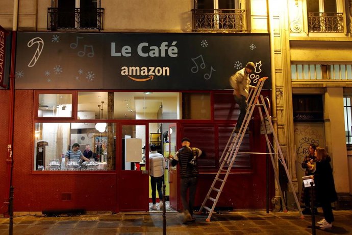 Cafetería de Amazon en París