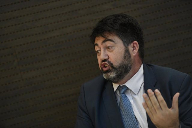 El responsable de políticas económicas de Izquierda Unida, Carlos Sánchez Mato, 