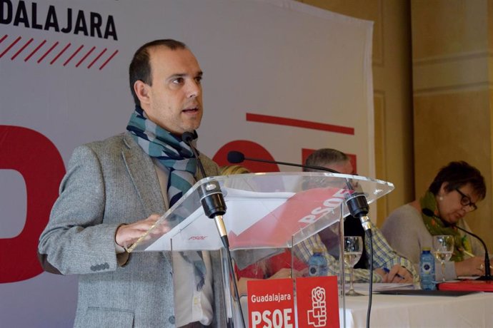 El secretario provincial del PSOE de Guadalajara, Pablo Bellido