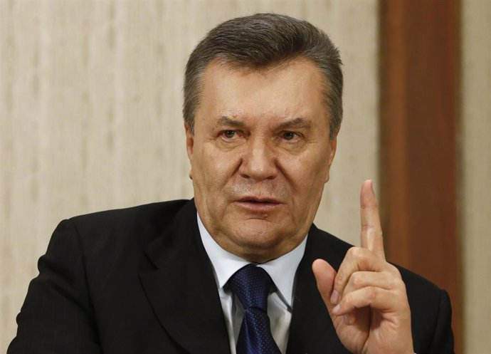 El ex presidente ucraniano Viktor Yanukovich en Moscú