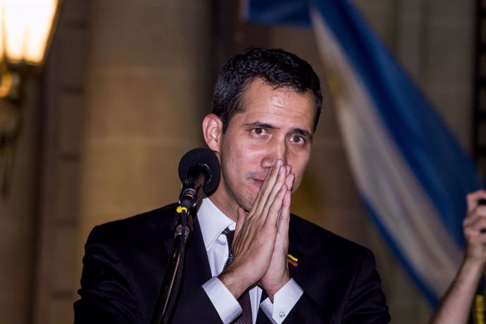 Venezuela\'s self proclaimed interim president Guaido in Argentina
