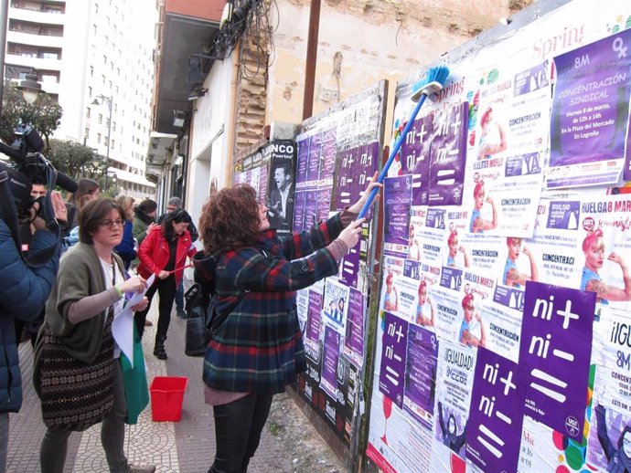 Sindicatos llaman a participar en La Rioja a la huelga feminista del 8 de marzo