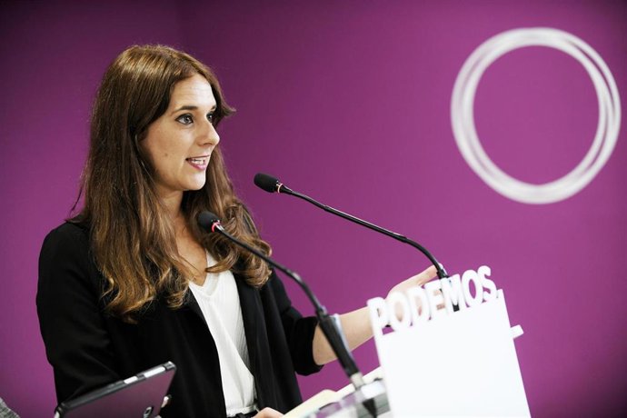 Rueda de prensa de Podemos