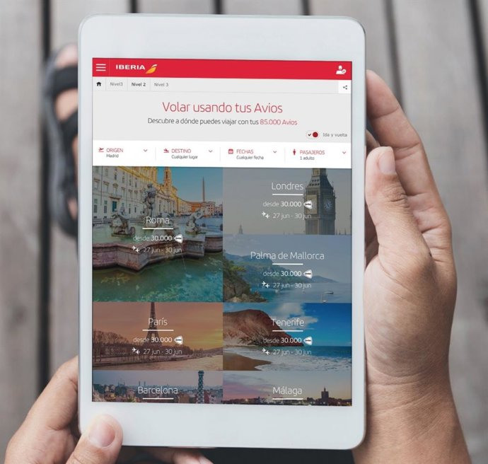 Buscador de Iberia Plus