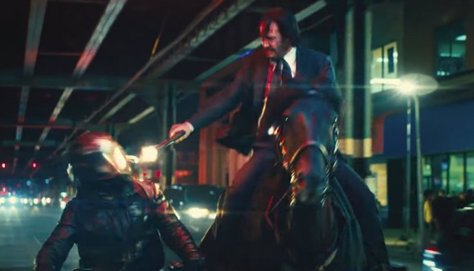 Keanu Reeves cabalga de nuevo en el tráiler de John Wick: Capítulo 3 - Parabellu