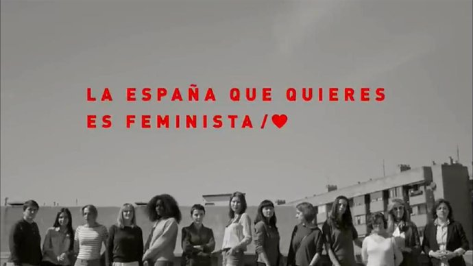 El PSOE alienta a "llenar las calles" el 8 de marzo con un vídeo feminista: "En 