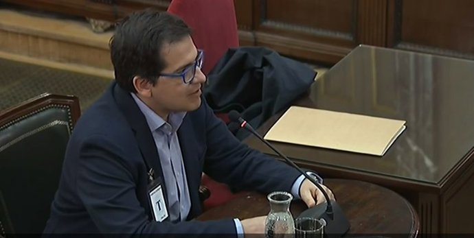 José María Espejo, vicepresident segon del Parlament de Catalunya, durant la sev