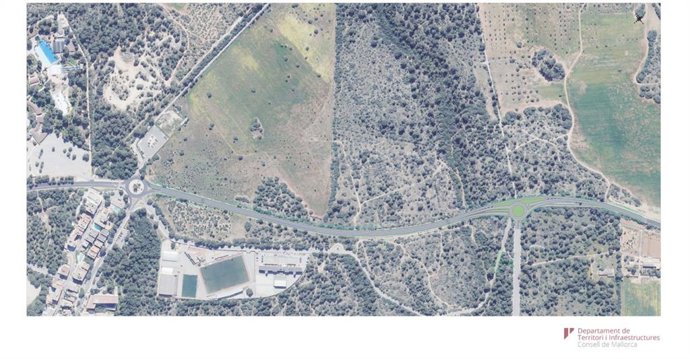 La nueva rotonda de Son Verí costará 2,4 millones de euros y estará terminada di