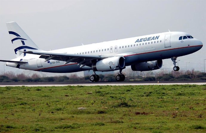 Avión de Aegean Airlines