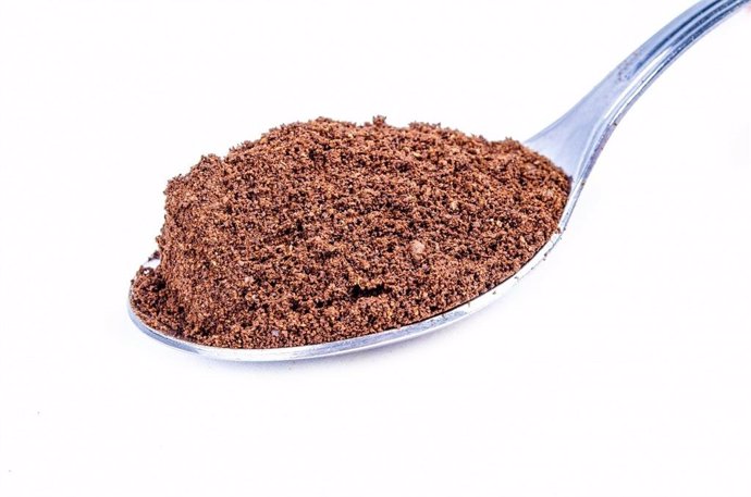 Cucharada de cacao en polvo