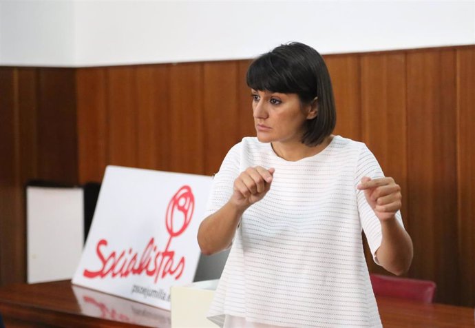 La candidata a Secretaría General PSOE, María González Veracruz