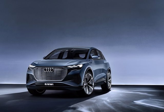 Audi presenta en Ginebra el Q4 e-tron concept, que llegará en 2020 con 450 kilóm