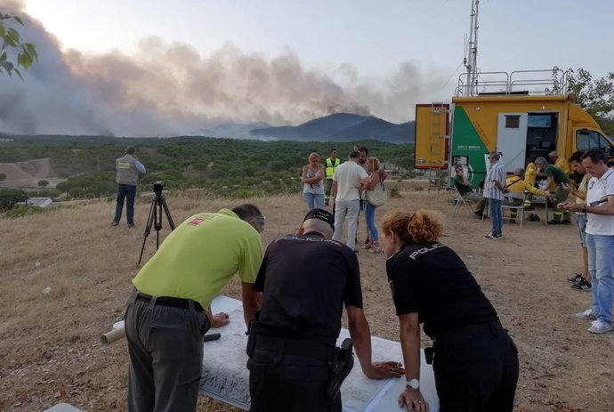 Huelva.- Un fallo en una línea eléctrica causa del incendio del pasado agosto en
