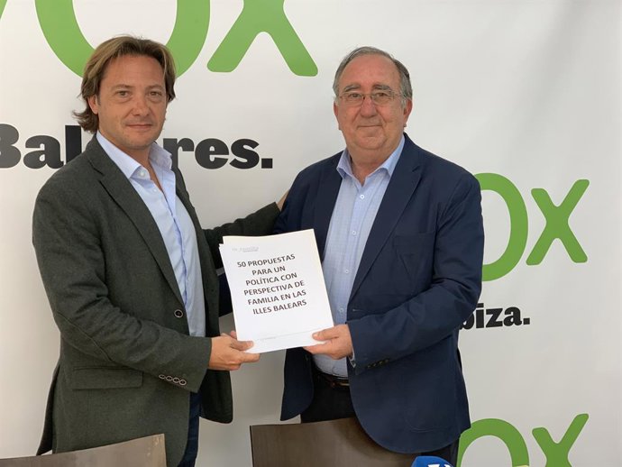 26M.- Vox Anuncia La Creació D'Una Conselleria De Família A Balears