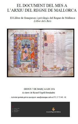 El Archivo del Reino de Mallorca presenta el 'Libro de los Reyes' como Documento