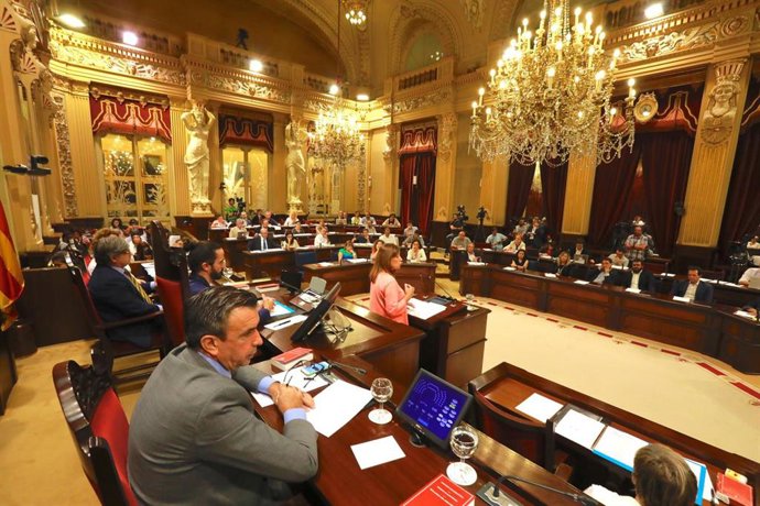 Imagen de Francina Armengol durante el debate del estado de la comunidad