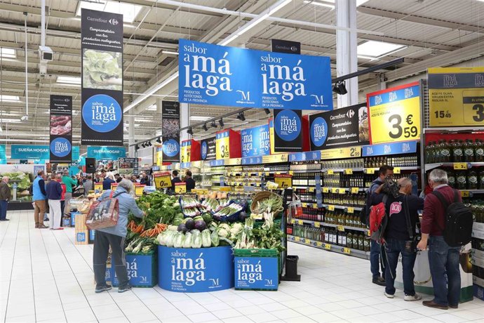 Sabor a málaga carrefour colaboración promoción agroalimentaria de productos mal