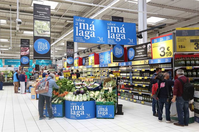 Sabor a málaga carrefour colaboración promoción agroalimentaria de productos mal