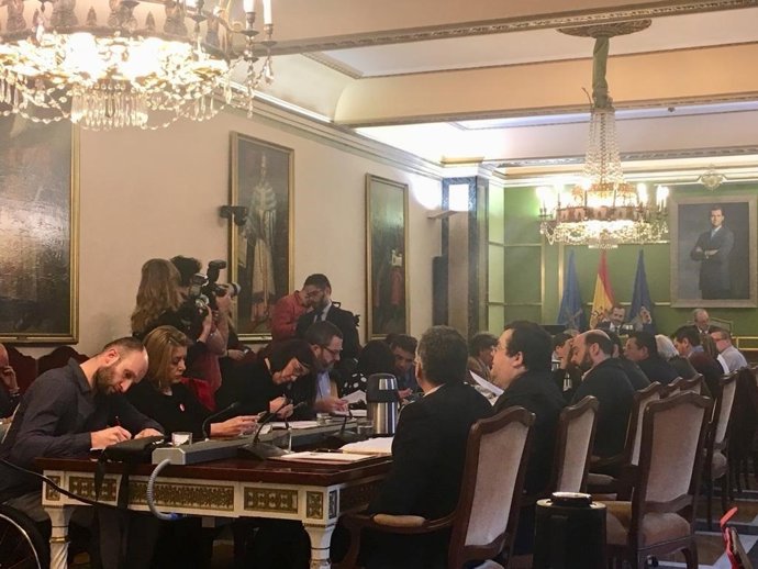 PSOE, Somos e IU sacan adelante el presupuesto "más social de la historia" de Ov