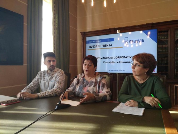 Clara Luquero, durante el balance de Juventud y Educación.