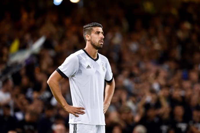 El centrocampista alemán Sami Khedira
