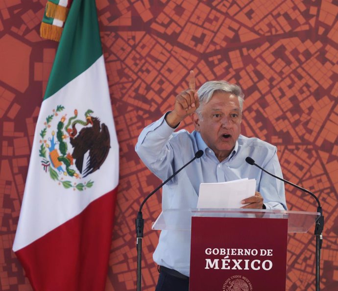 Mexican President Lopez press conference in Mexico