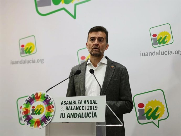 Antonio Maíllo, en rueda de prensa este lunes