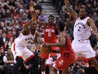 Los Raptors de Ibaka y Gasol no pueden con los enrachados Rockets