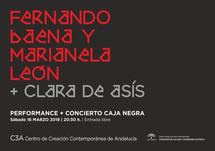 Córdoba.- Fernando Baena, Marianela León y Clara de Asís ofrecerán una performan