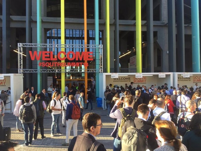 Entrada a South Summit 2018, en Madrid