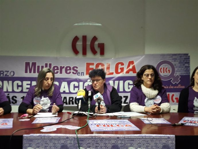 La CIG se manifestará el 8M en Vigo en defensa de las mujeres "asesinadas" y "ex