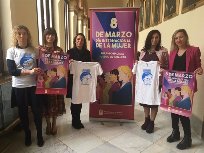 Málaga.- 8M.- El Ayuntamiento de Málaga conmemora el Día de la Mujer con el lema