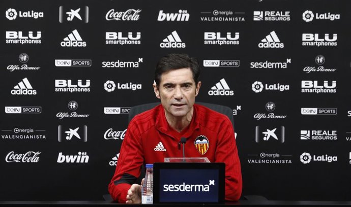 El entrenador del Valencia CF, Marcelino García Toral