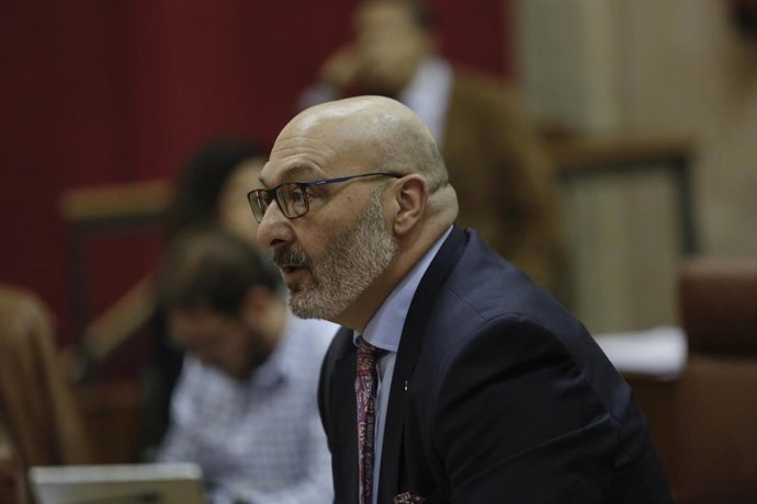 Sesión de control al gobierno en el Pleno del Parlamento andaluz 